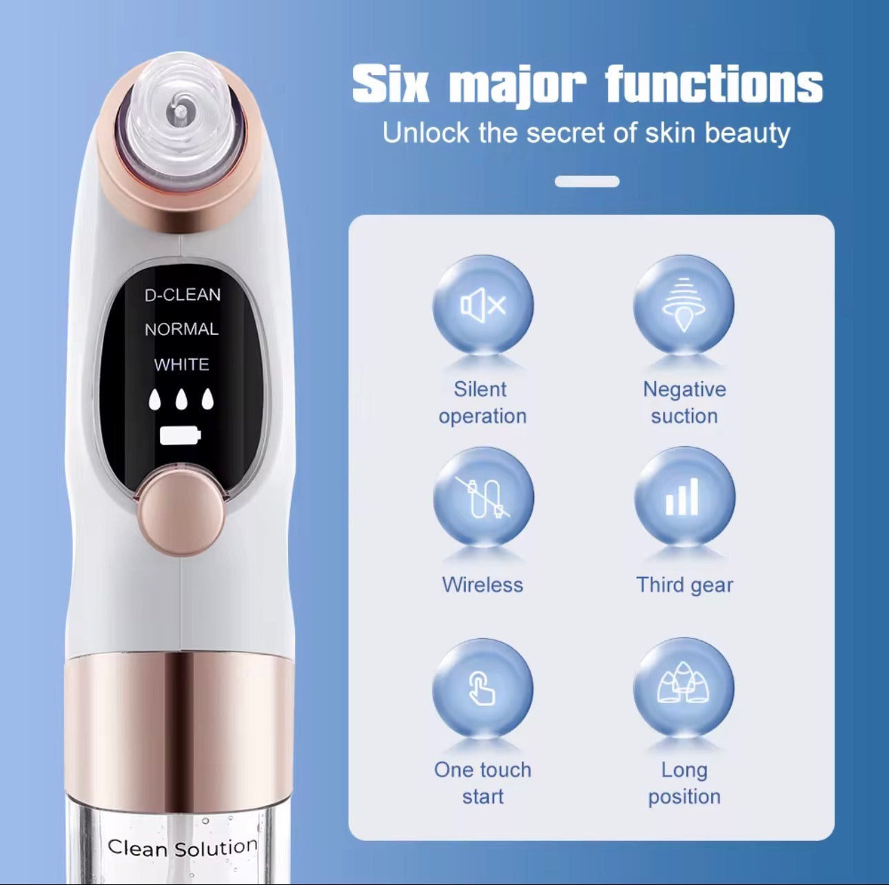 Limpiador Facial-EXTRACTOR DE PUNTOS NEGROS USB